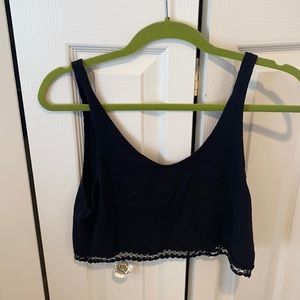 LF Black Crop Top